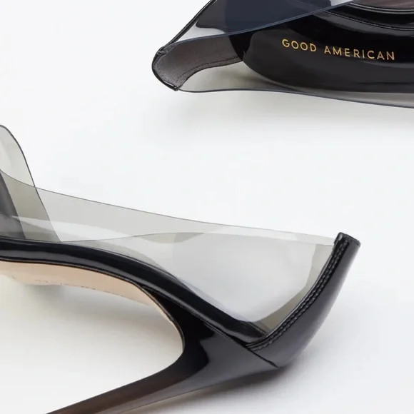 Good American Cinder-f*cking-rella Pump Light Smoke - 6 - Picture 4 of 10